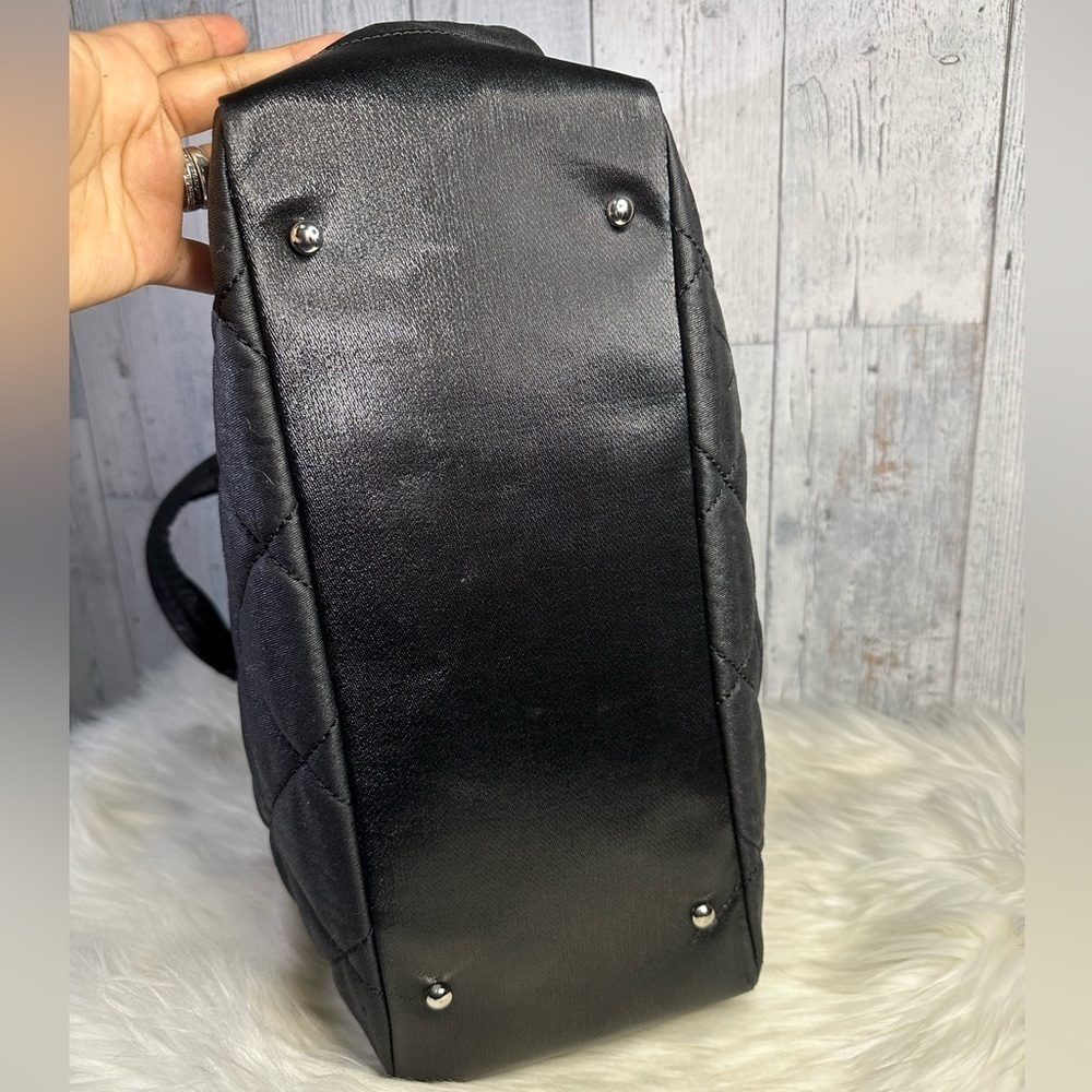 CHANEL paris biarittz tote with pouch in black - Picture 5 of 17